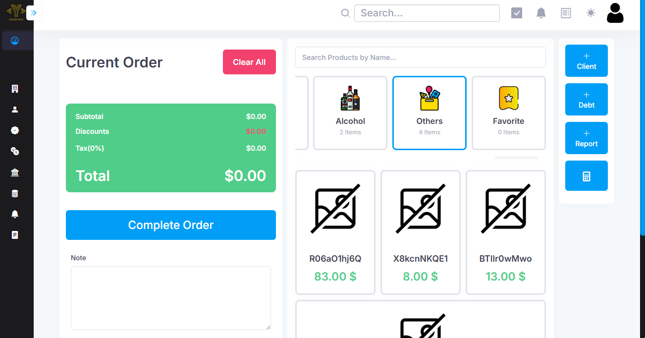 YellowPOS Dashboard